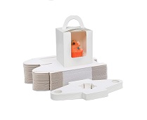 Paper Cupcake box with handle